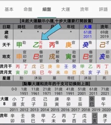 免費八字 排盤 及解説